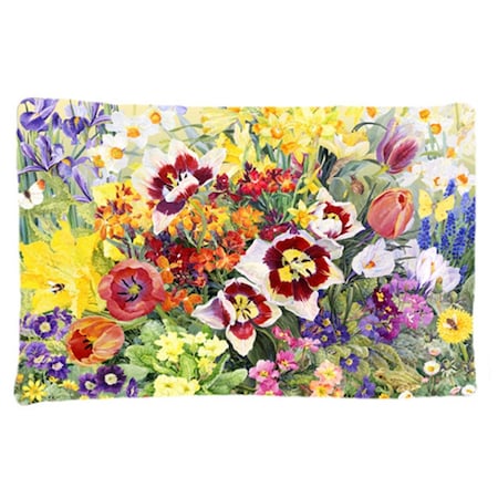 Jensendistributionservices Spring Floral by Anne Searle Fabric Standard Pillowcase MI2557614